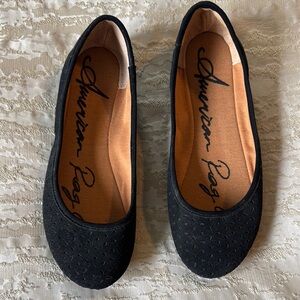 American Rag Black Ballet Flats
